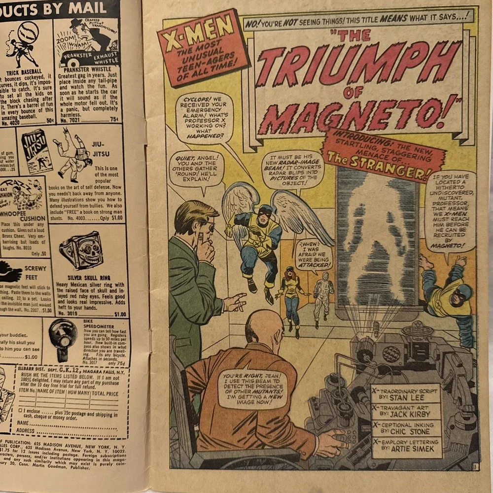 Marvel Comics The X-Men #11 May 1965 1st Appearance The Stranger Magneto Kirby